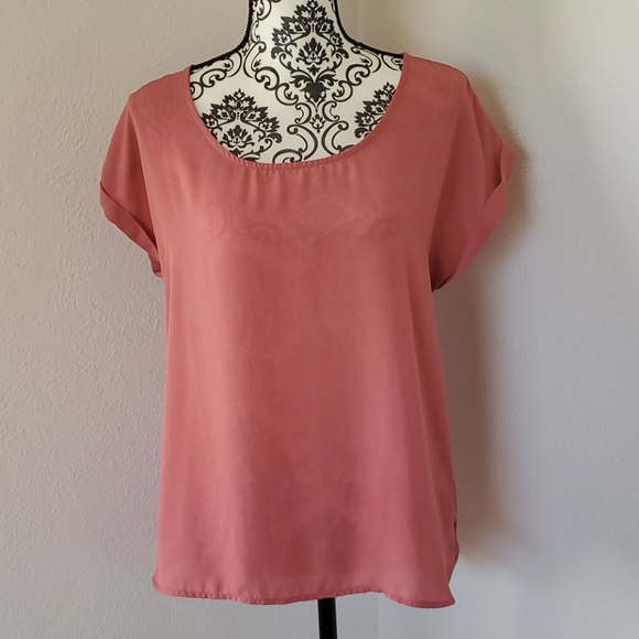 Pink Rose Top size Large - Picture 1 of 4